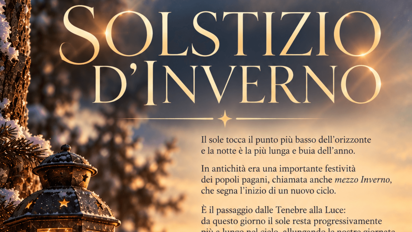 Solstizio d'Inverno