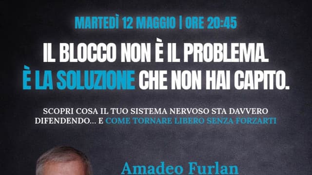 Il blocco non è il problema. È la soluzione che non hai capito.