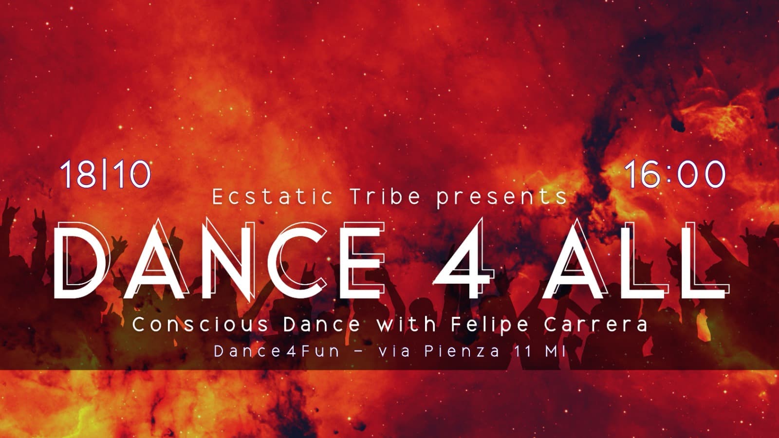 DANCE 4 ALL — Conscious Dance w/ Felipe Carrera