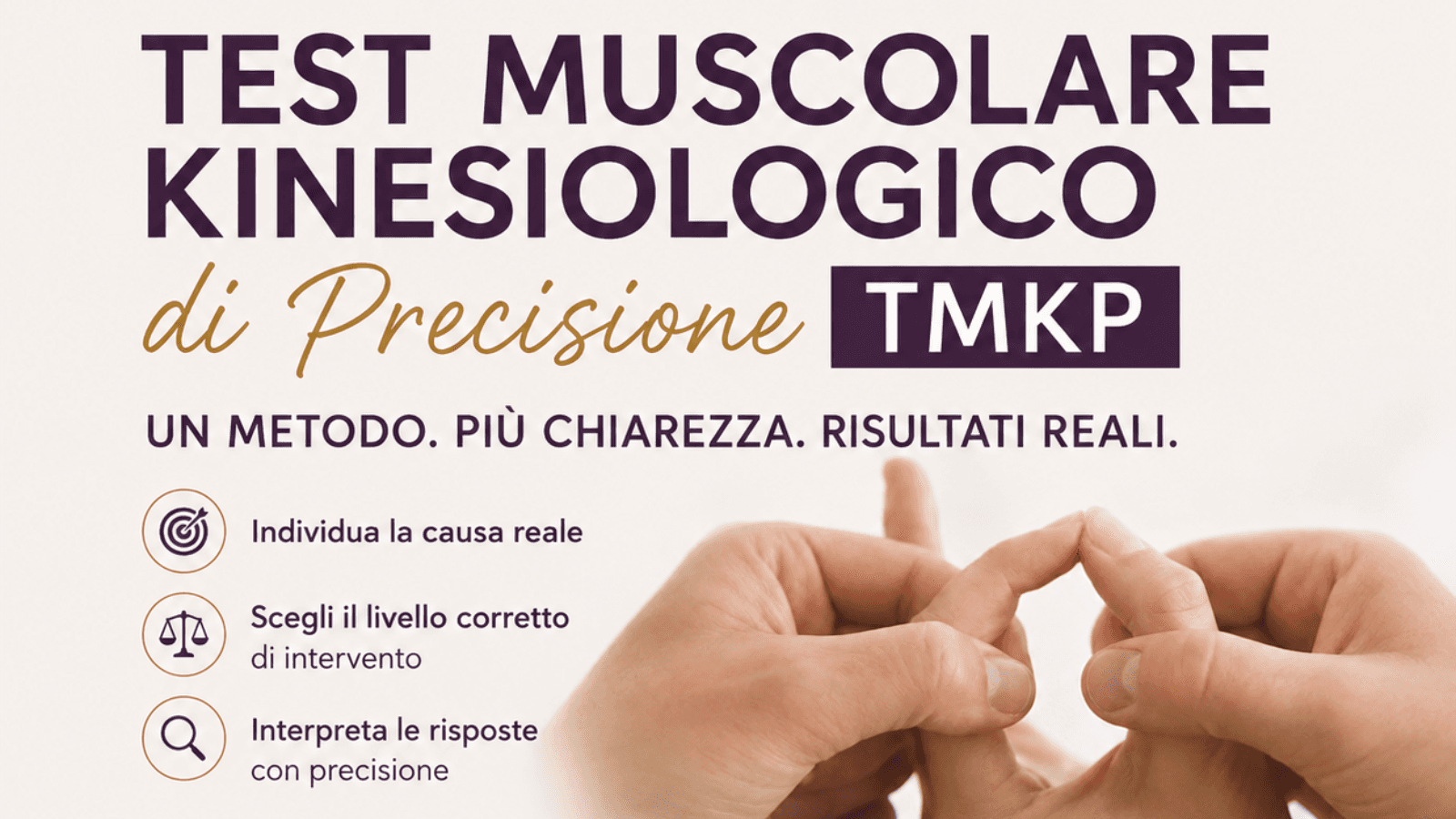 Test Muscolare Kinesiologico di Precisione