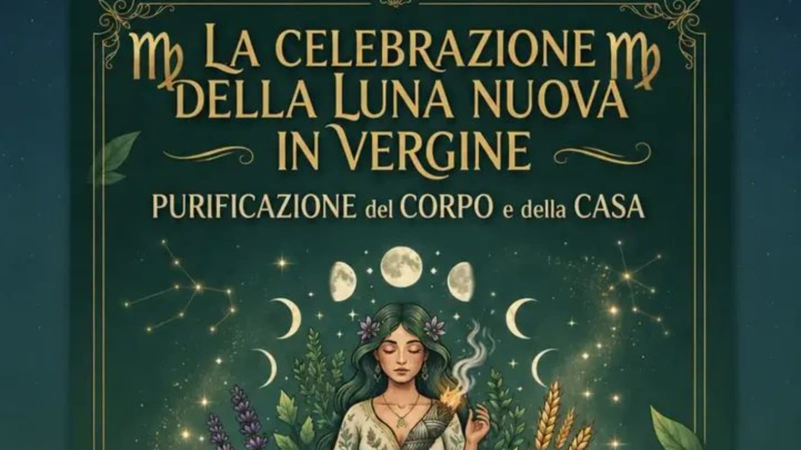 LA CELEBRAZIONE DELLA LUNA NUOVA IN VERGINE