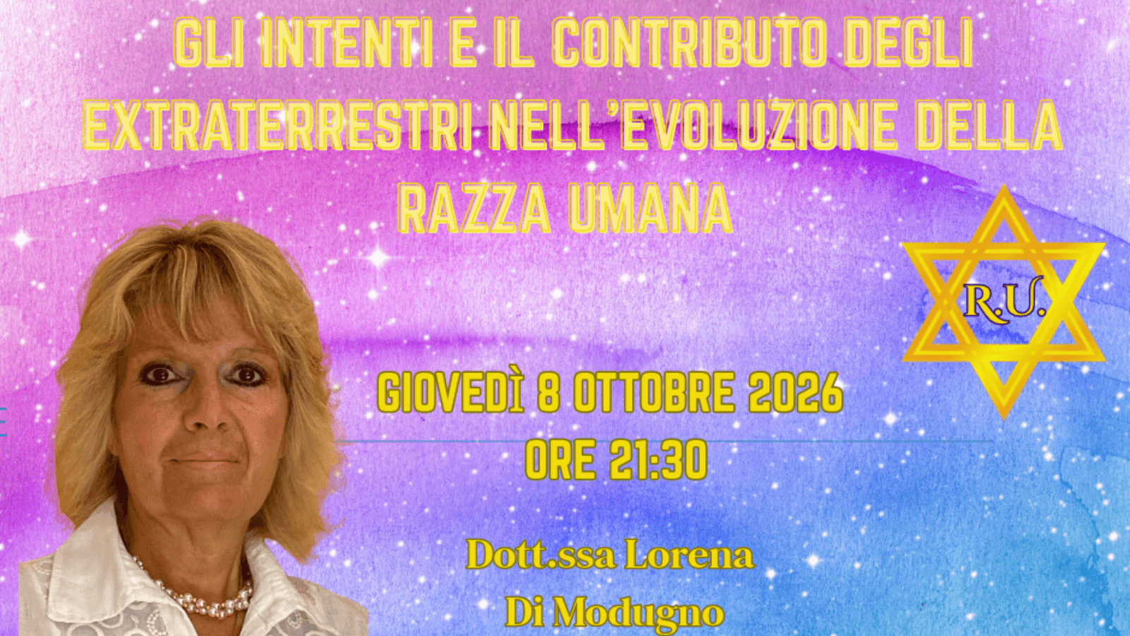 GLI INTENTI E IL CONTRIBUTO DEGLI EXTRATERRESTRI NELL'EVOLUZIONE DELLA RAZZA UMANA