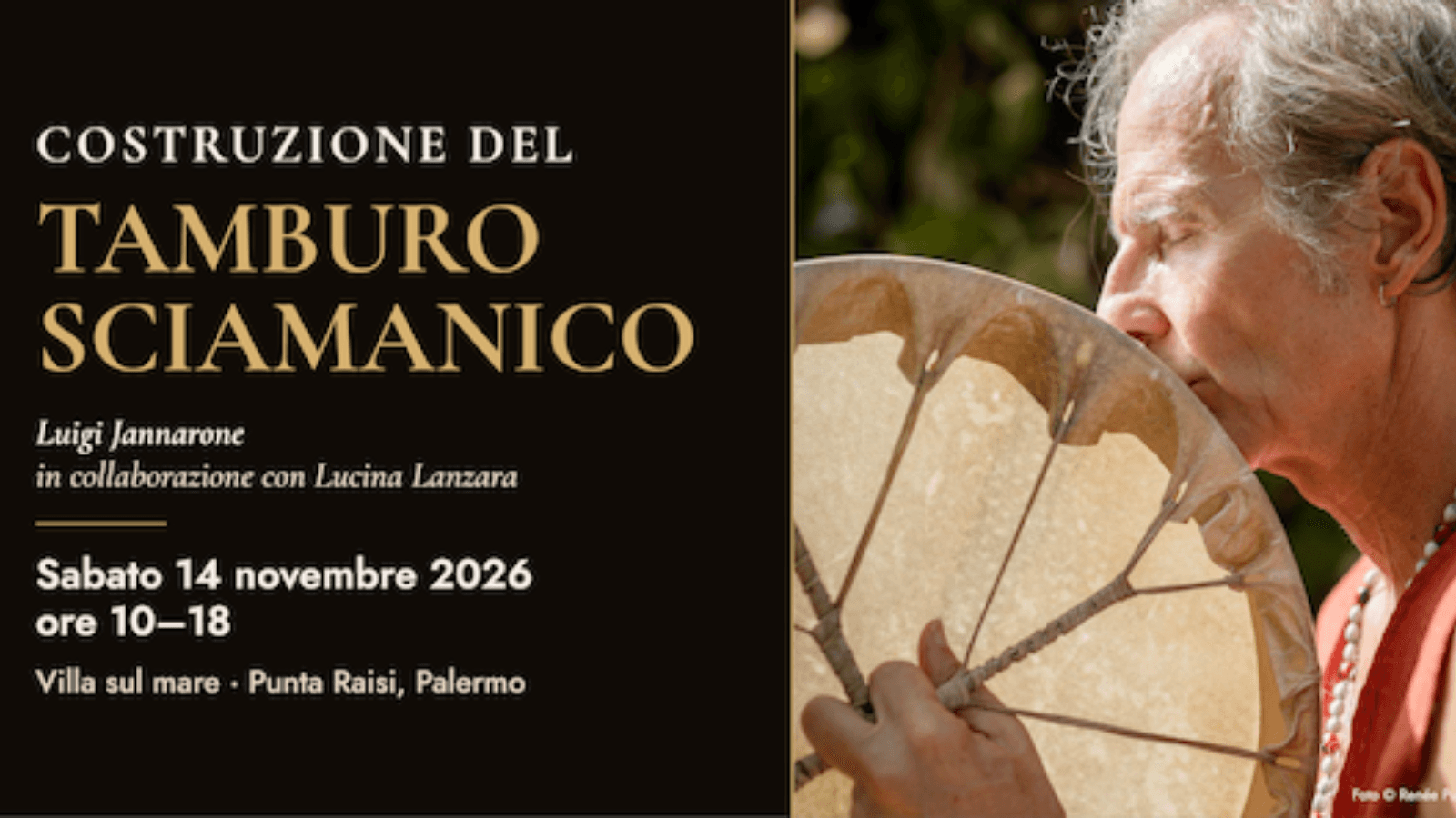 Costruzione tamburo sciamanico