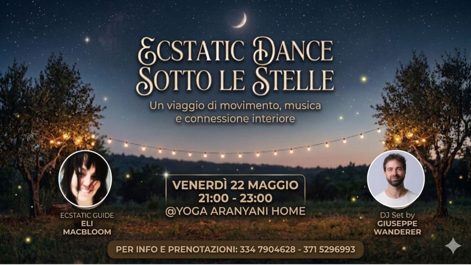 Ecstetic Dance sotto le Stelle