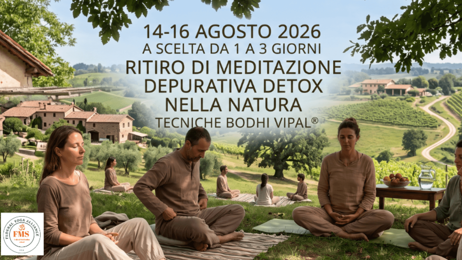 Ritiro di Meditazione Depurativa Detox Nella Natura – Tecniche Bodhi Vipal®