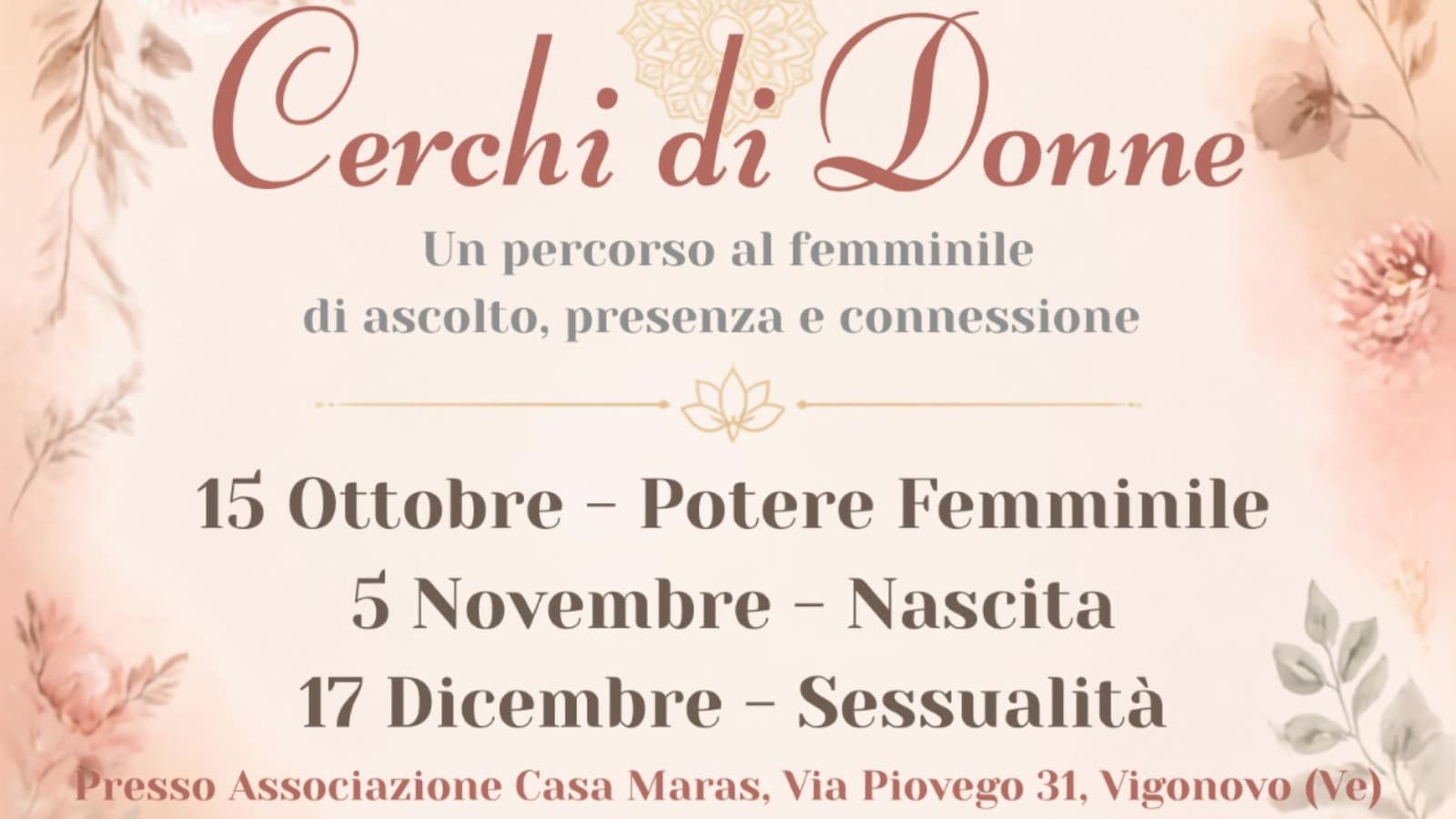 Cerchi di Donne