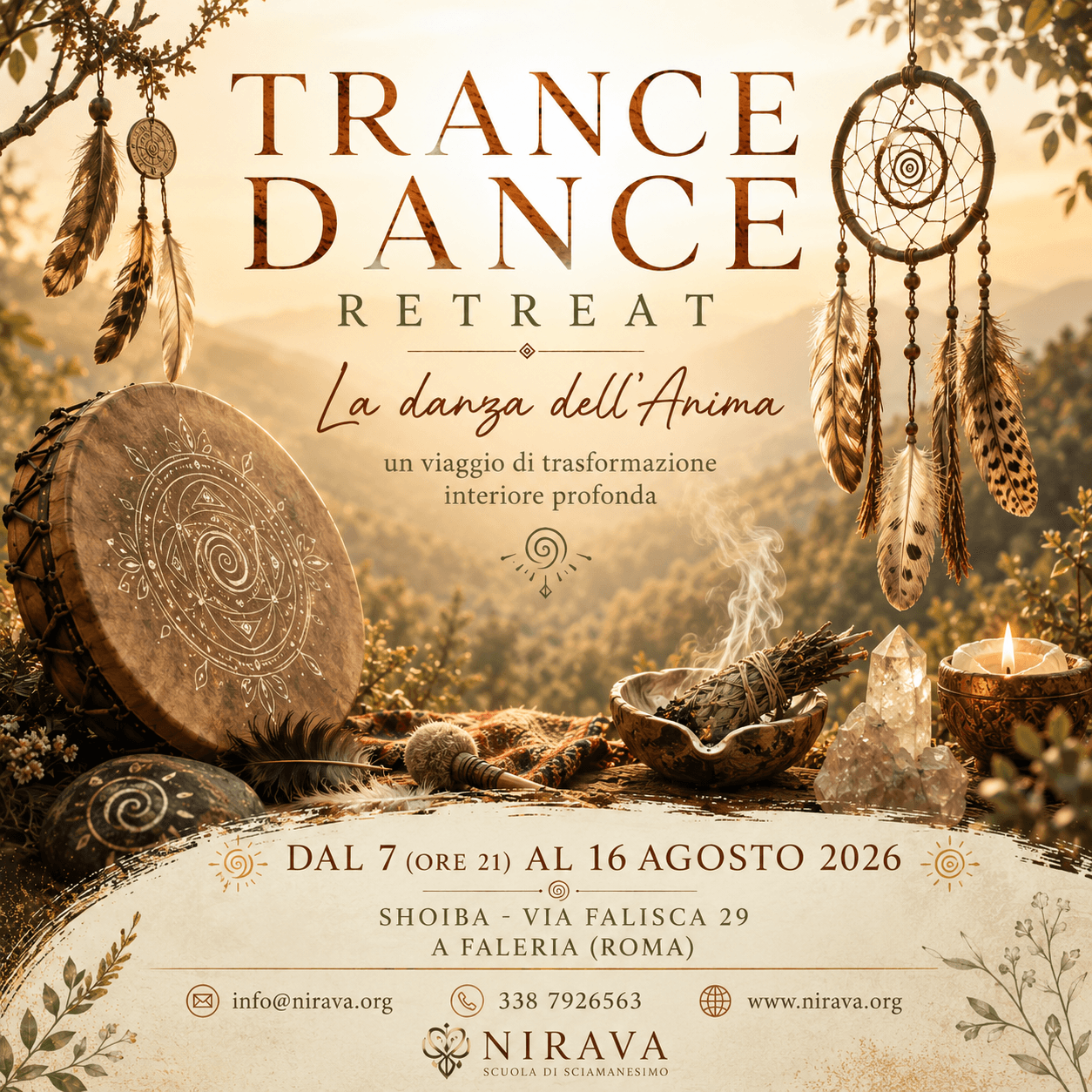 TRANCE DANCE RETREAT - LA DANZA DELL'ANIMA - RITIRO