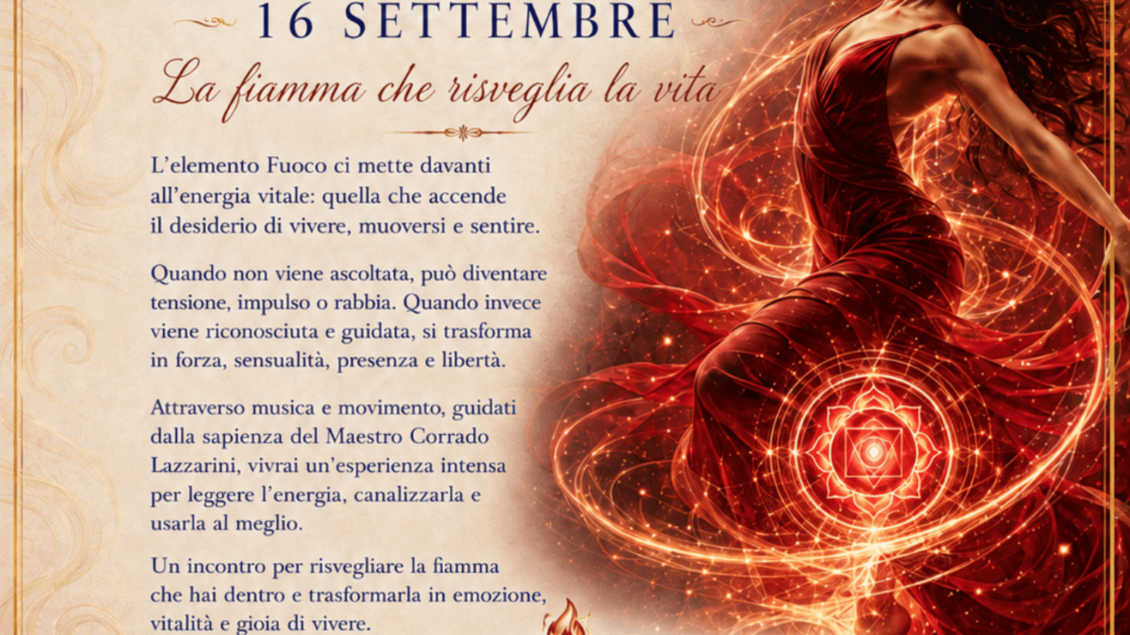 I Mercoledì Sensoriali: Fuoco e Bioenergetica per il Benessere