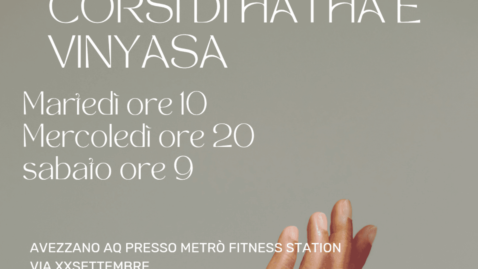 Lezioni di Yoga