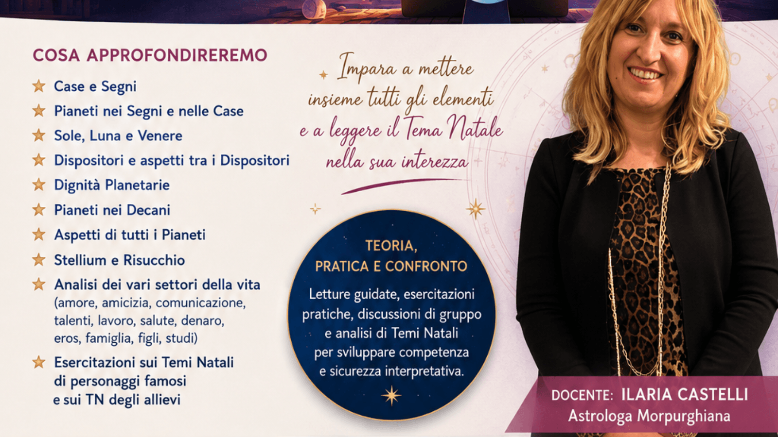 CORSO INTERMEDIO DI ASTROLOGIA MORPURGHIANA – II LIVELLO