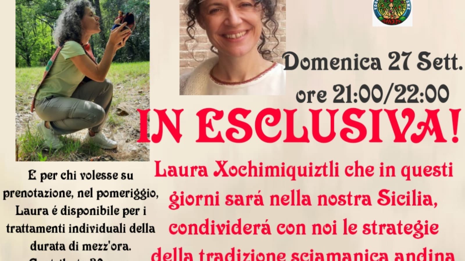 Evento STRAORDINARIO gestione stress e conflitti con strategie della tradizione sciamanica Andina.